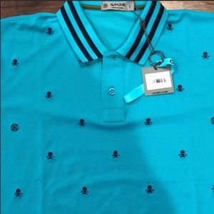 G/FORE Skull Polo NWT